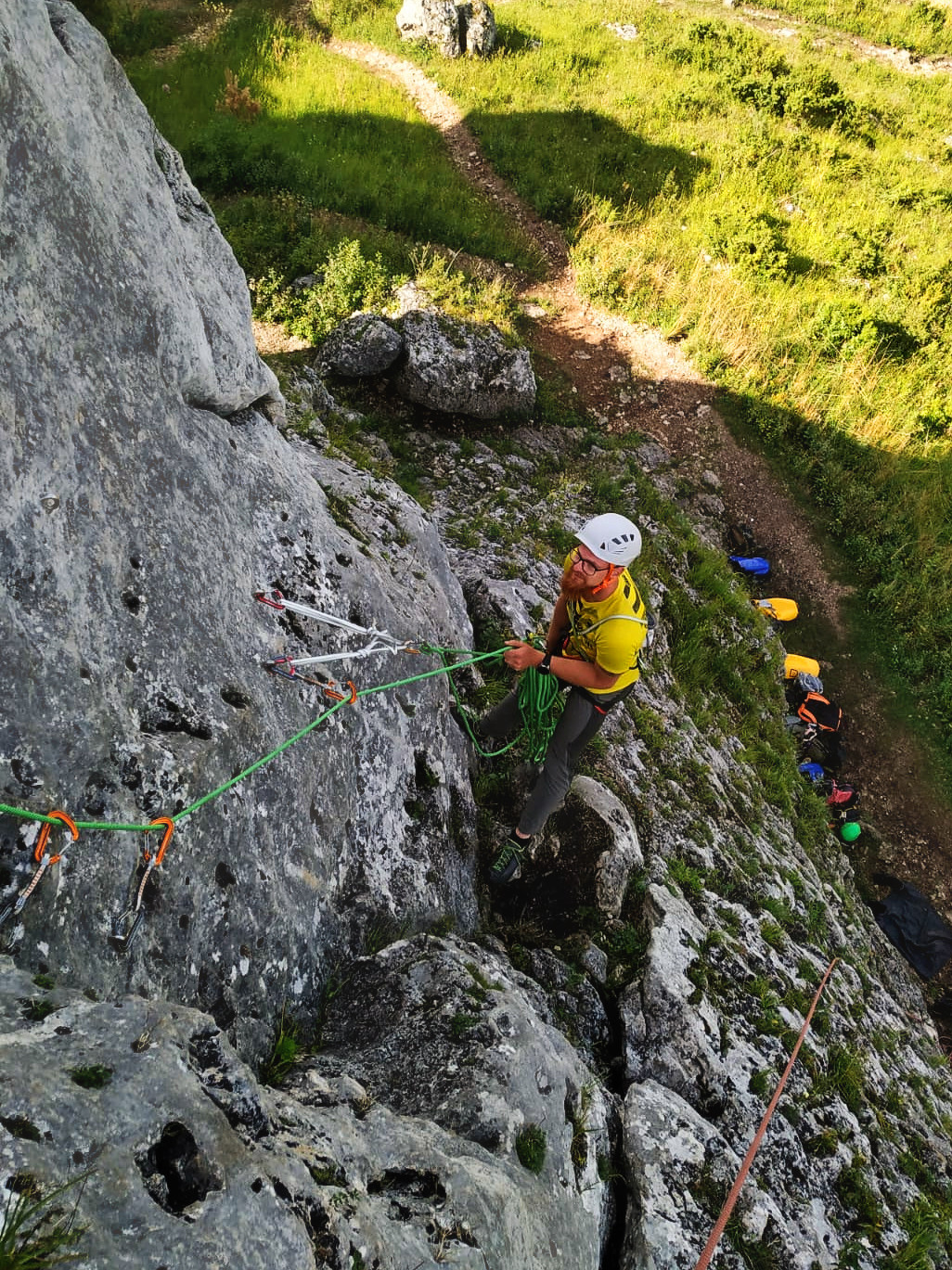 Podstawowy kurs wspinania na Jurze wg programu PZA  - 4 dni (Długi weekend - Boże Ciało)
