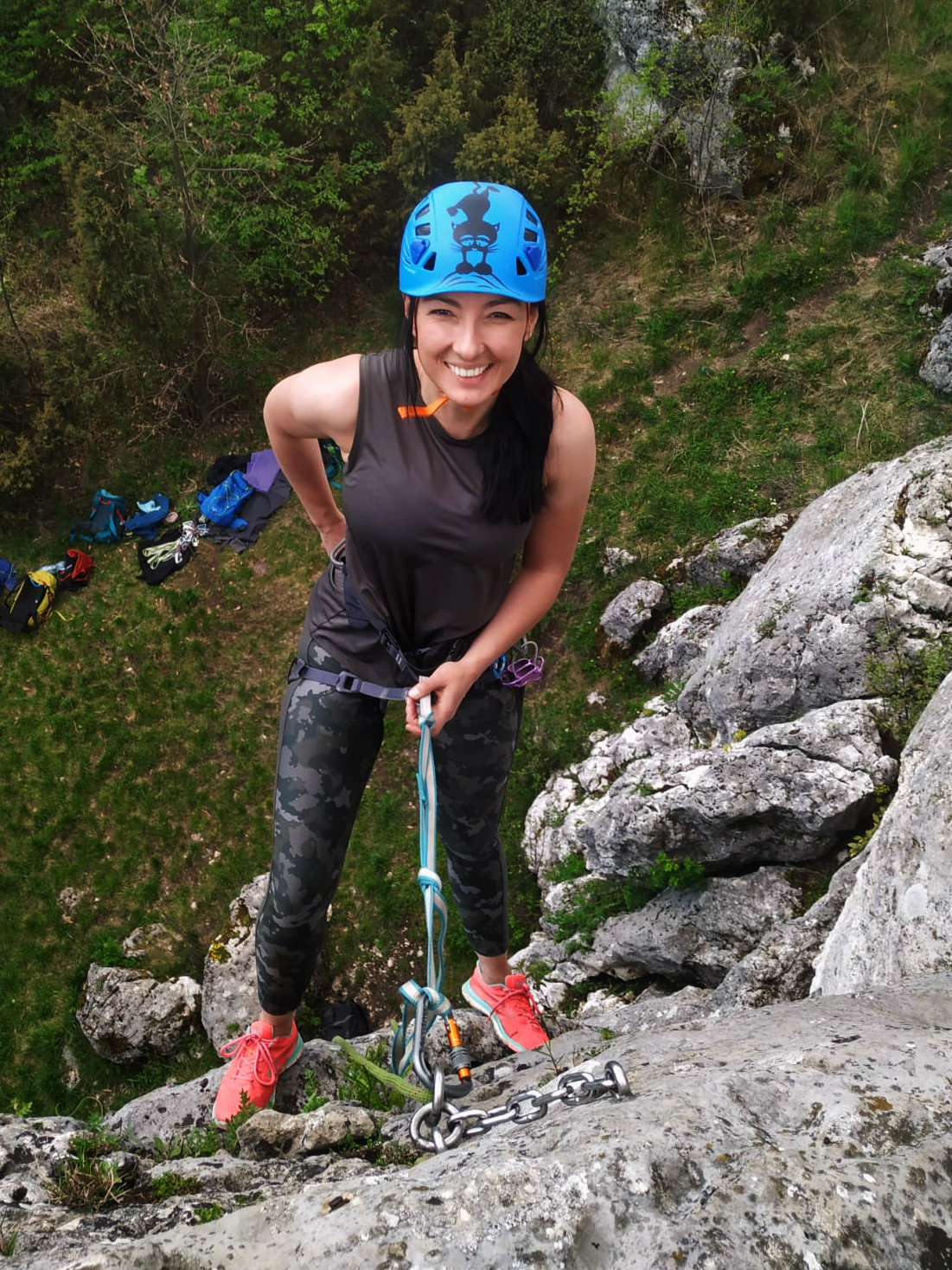 Wspinanie na naturalnej skale – szkolenie dla nowych wspinaczy