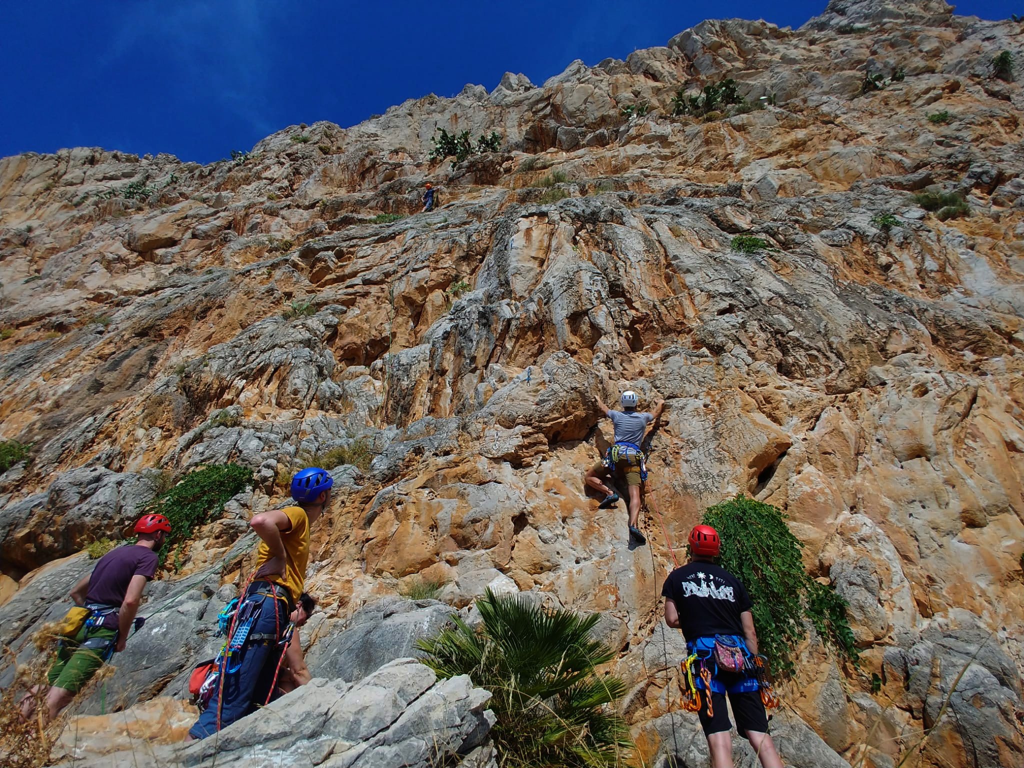 Wspinaczka na wapieniu – szkolenie w naturalnym terenie skalnym